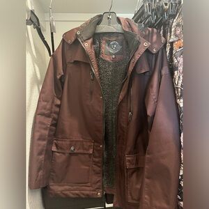 Burgundy Urban Republic Coat